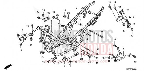 CARROSSERIE DE CHASSIS FJS600AB de 2011